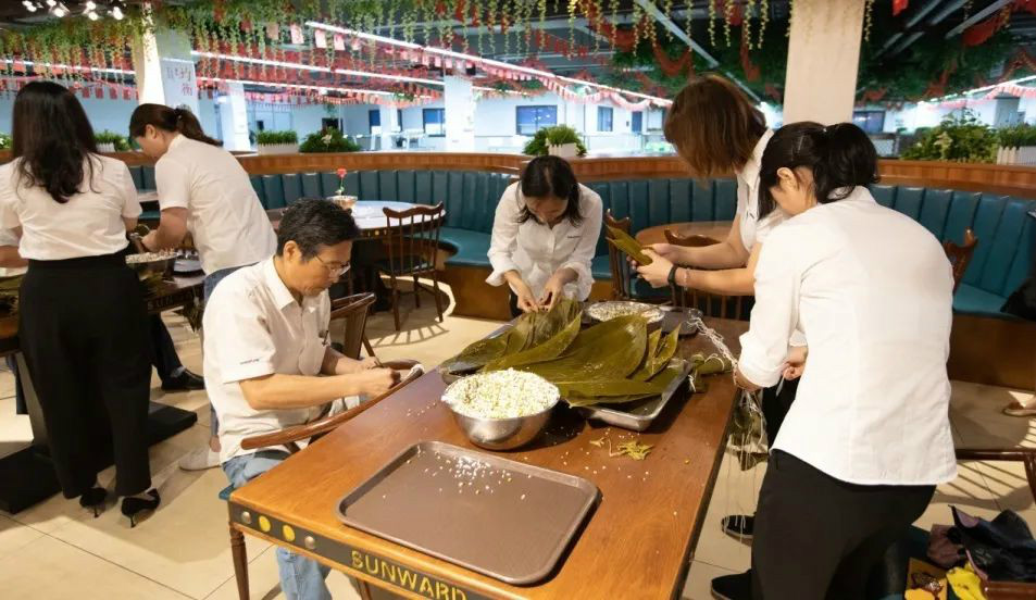 “愛國心，山河情”山河智能第四屆包粽子比賽