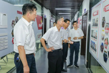 廣州工控黨建聯盟聯絡員一行到山河智能開展工作對接