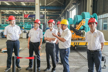 廣州工控黨建聯盟聯絡員一行到山河智能開展工作對接