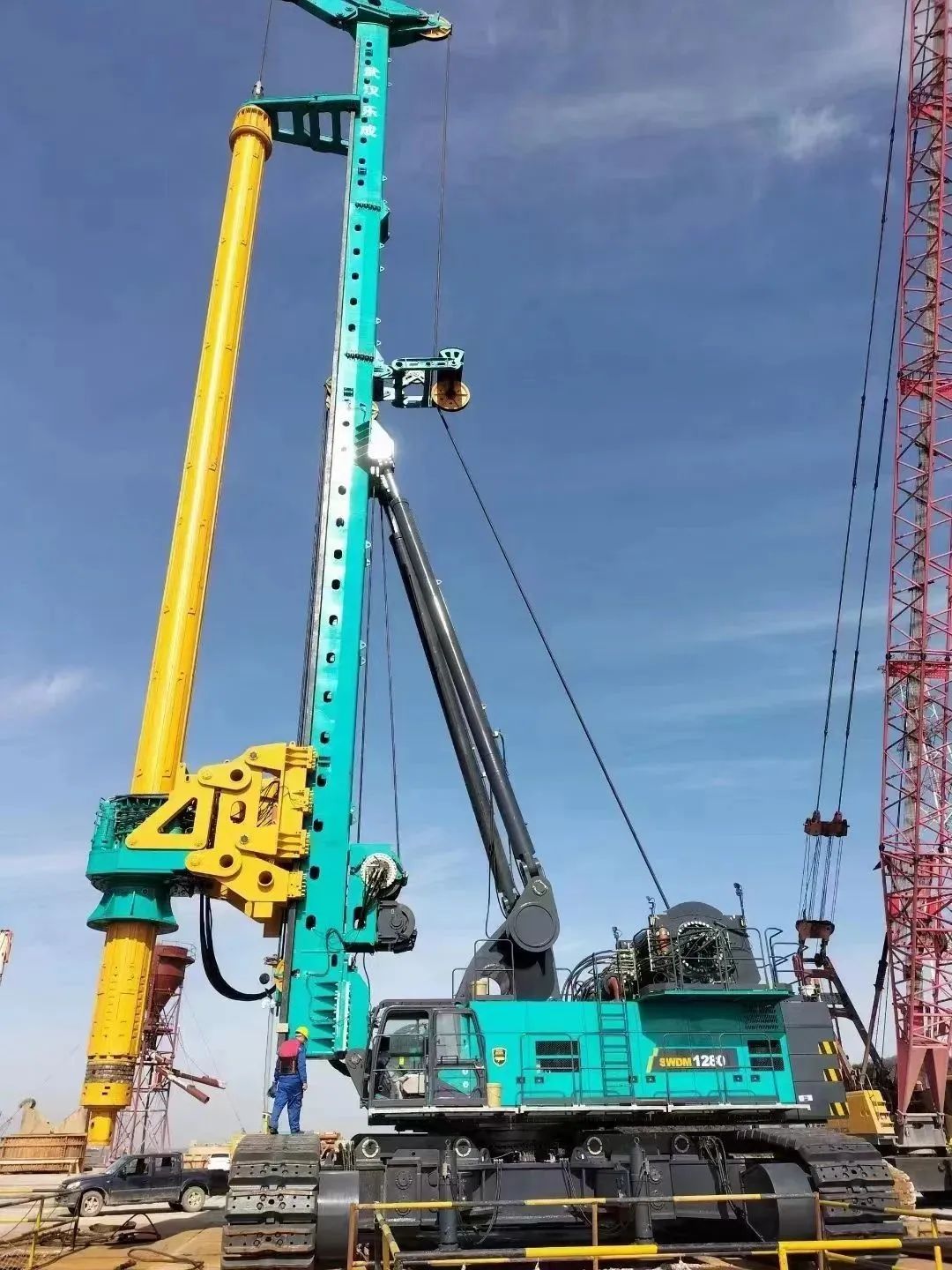 首樁開鉆！山河智能超級旋挖實力助建世界最大跨度公鐵兩用大橋