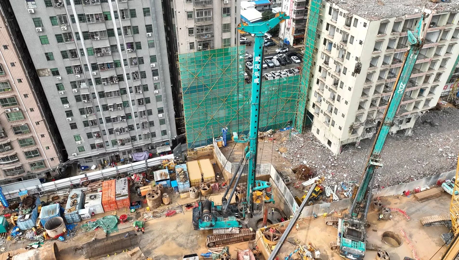 性能突出，超強助力！山河智能旋挖鉆機助力深圳地鐵五和站施工