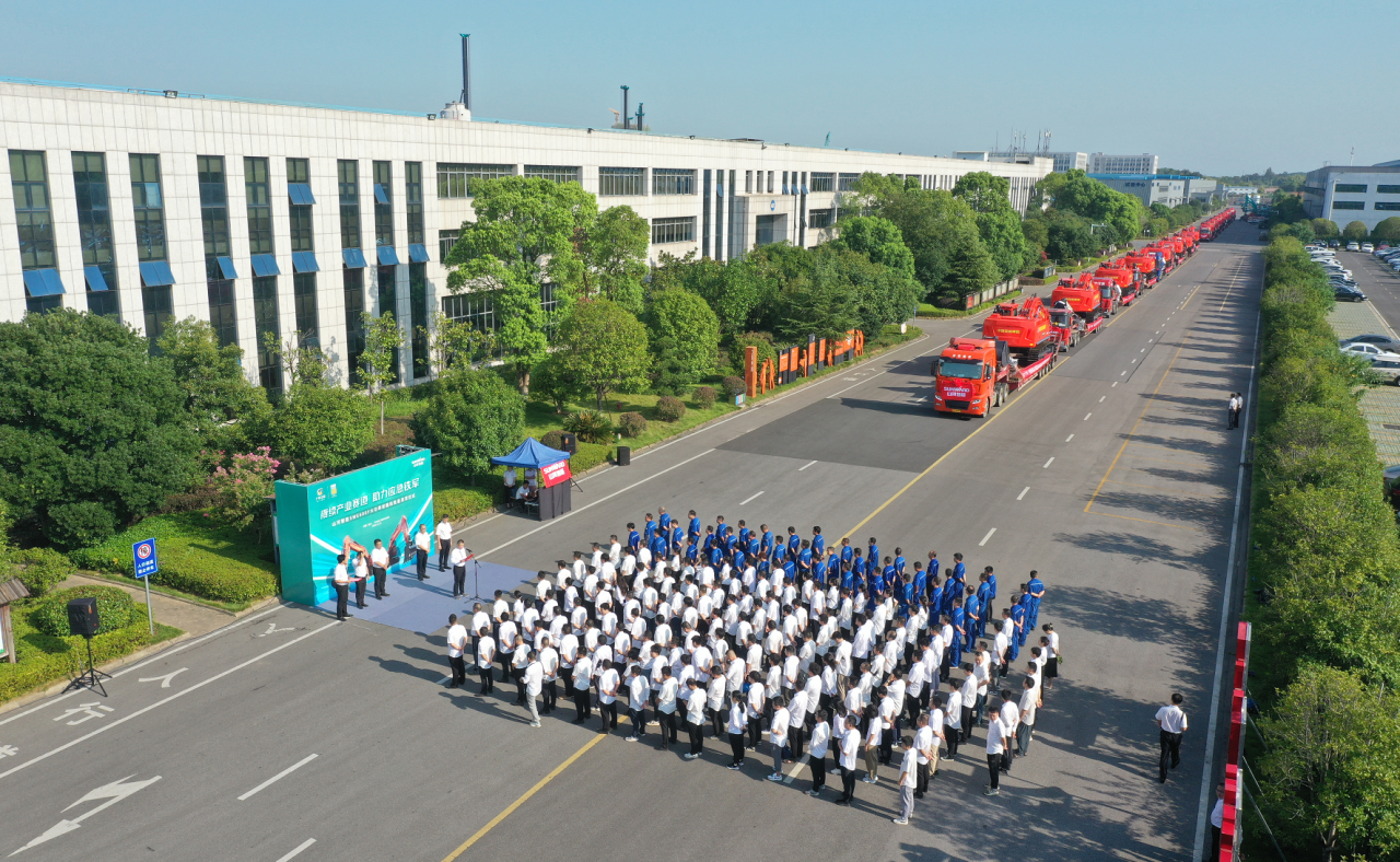賡續產業賽道，助力應急鐵軍|山河智能應急救援裝備批量交付安能集團